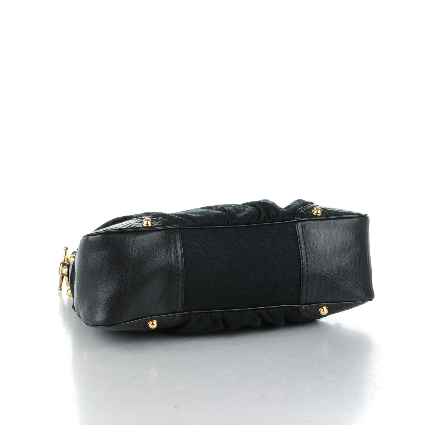 Monogram Medium Jockey Hobo Black