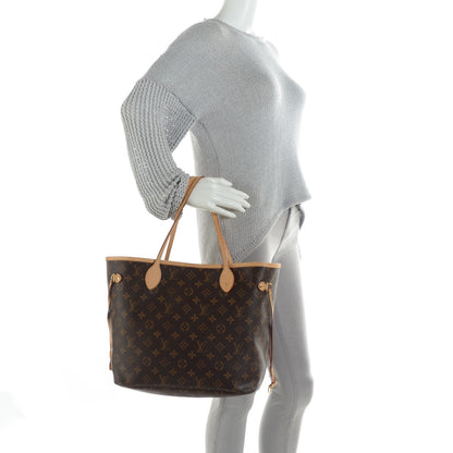 Louis Vuitton Monogram Neverfull MM Fuchsia 4 of 11