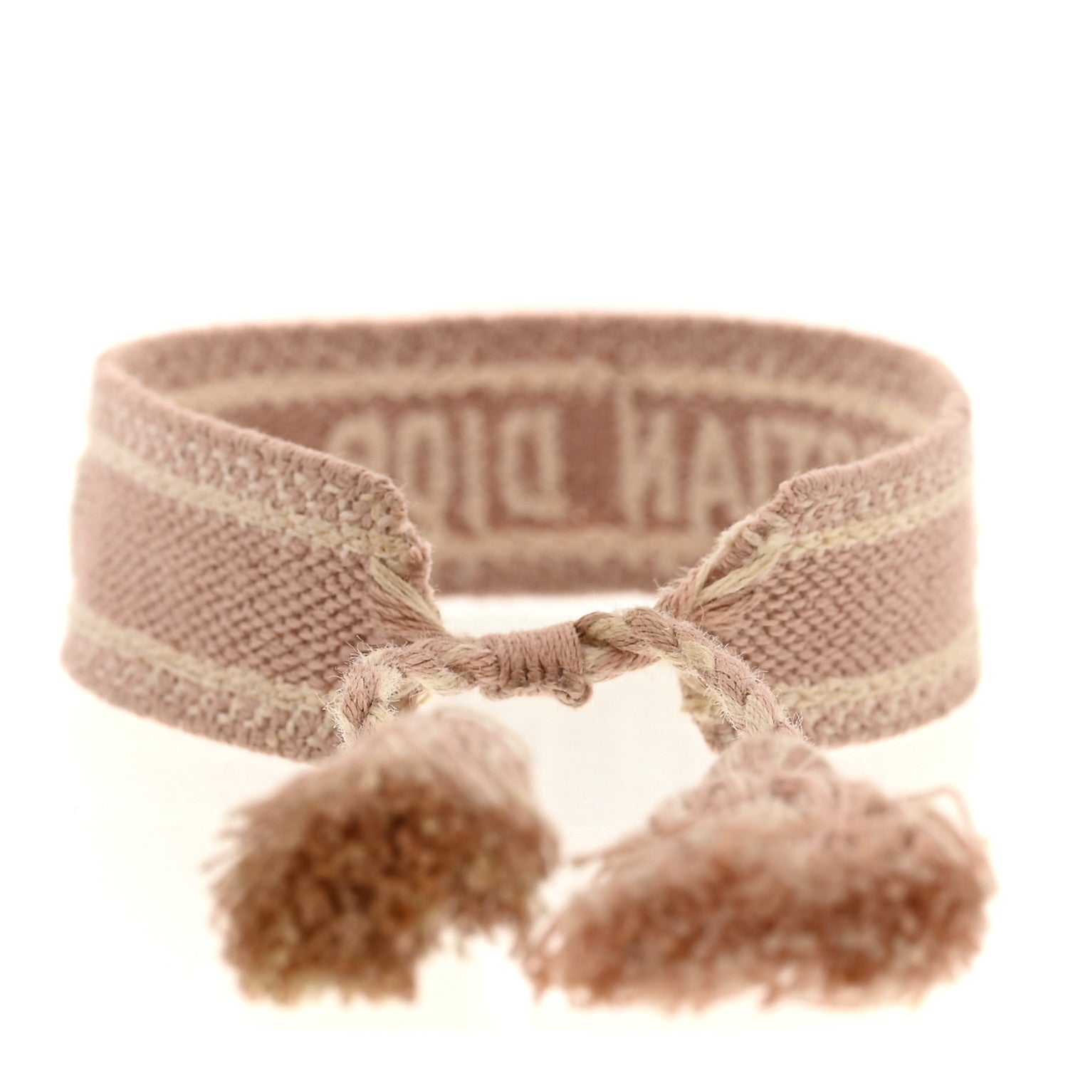 Christian Dior Woven Cotton J'Adior Friendship Bracelet Pink 3 of 4