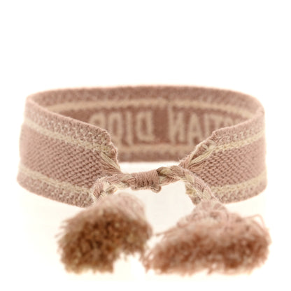 Christian Dior Woven Cotton J'Adior Friendship Bracelet Pink 3 of 4
