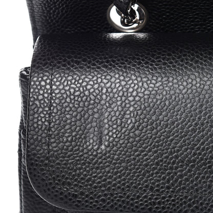 Chanel Caviar Quilted Medium Double Flap Black 15 of 18