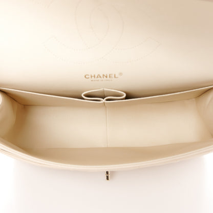 Chanel Caviar Quilted Jumbo Double Flap Light Beige 5 of 11