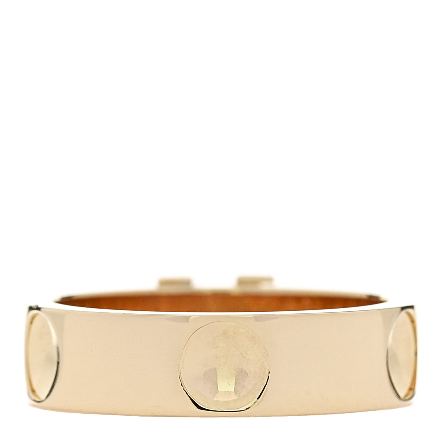 Louis Vuitton 18K Yellow Gold Empreinte LV Ring 52 6 3 of 6