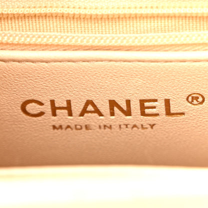Chanel Lambskin Fringe Nano Kelly Shopper Beige 6 of 10