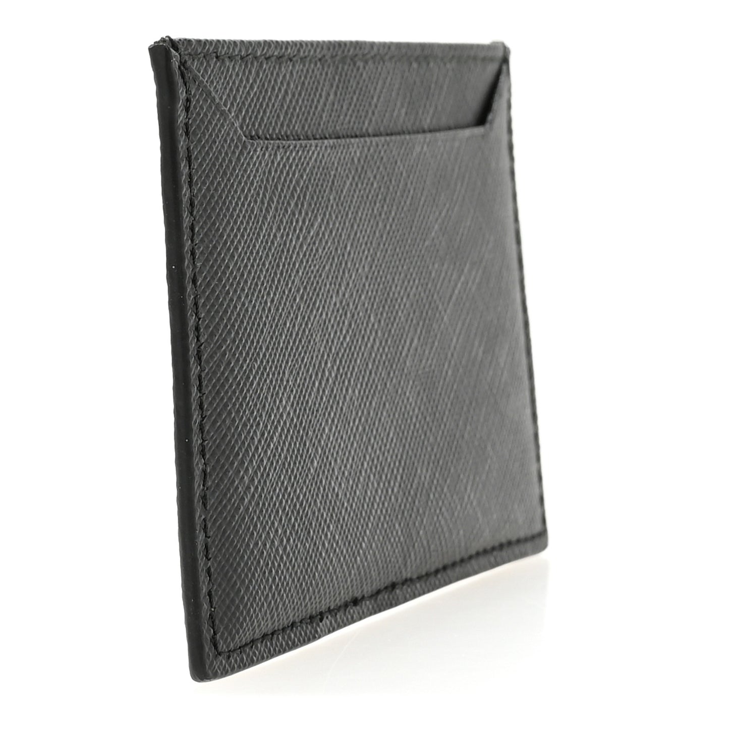 Saffiano Card Holder Black