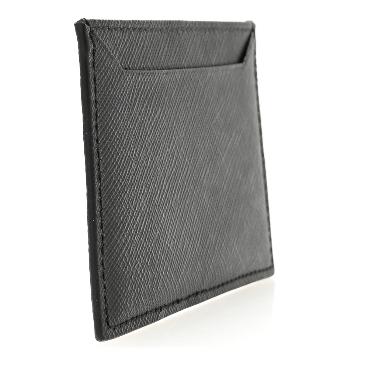 Prada Saffiano Card Holder Black 3 of 8