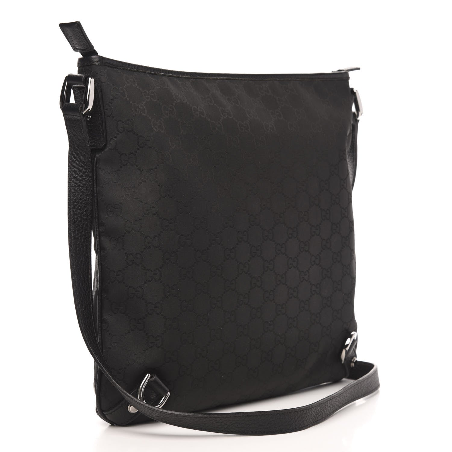 Gucci Monogram Abbey Messenger Bag Black 3 of 11