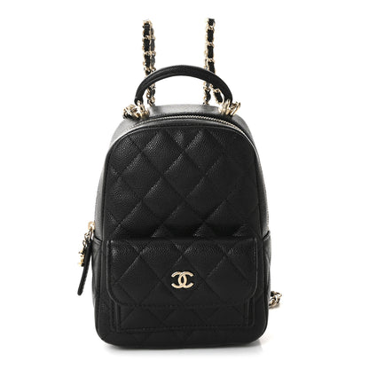 Chanel Caviar Quilted CC Mini Classic Backpack Black 1 of 11
