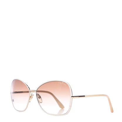 Tom Ford Solange Sunglasses TF319 Rose Gold White 1 of 7