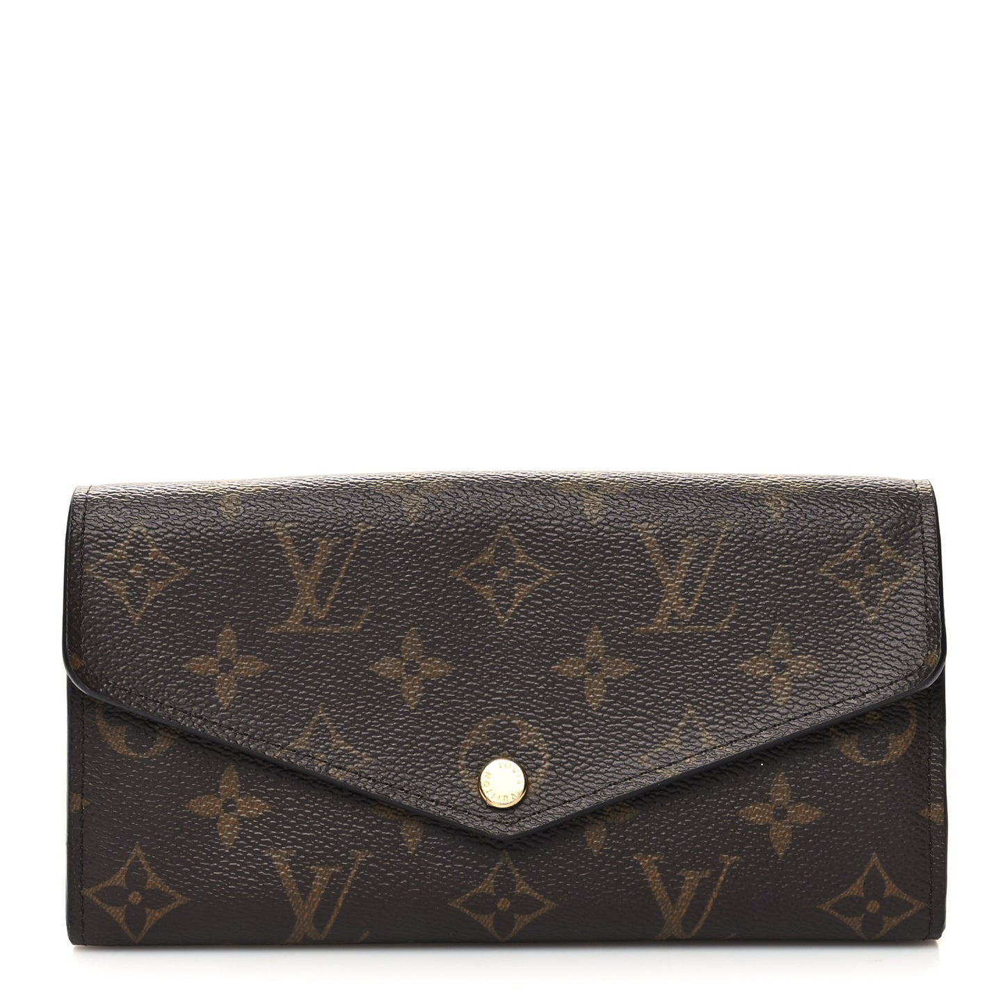Monogram Sarah Wallet NM Coquelicot