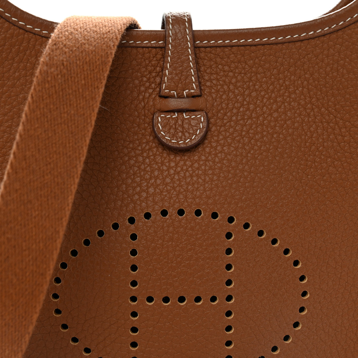 Hermes Taurillon Clemence Evelyne TPM Gold 8 of 11