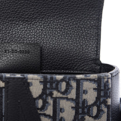Christian Dior Oblique Saddle Pouch Blue 9 of 9