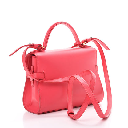 Delvaux Smooth Calfskin Mini Tempete Satchel Rose Candy 2 of 9