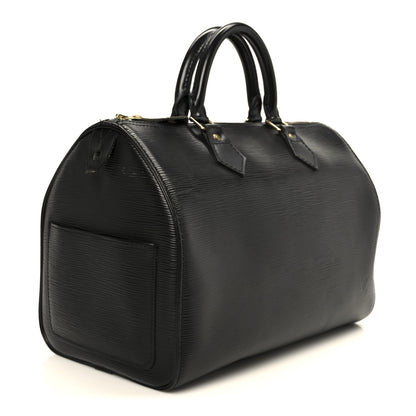 Louis Vuitton Epi Speedy 30 Black 3 of 11