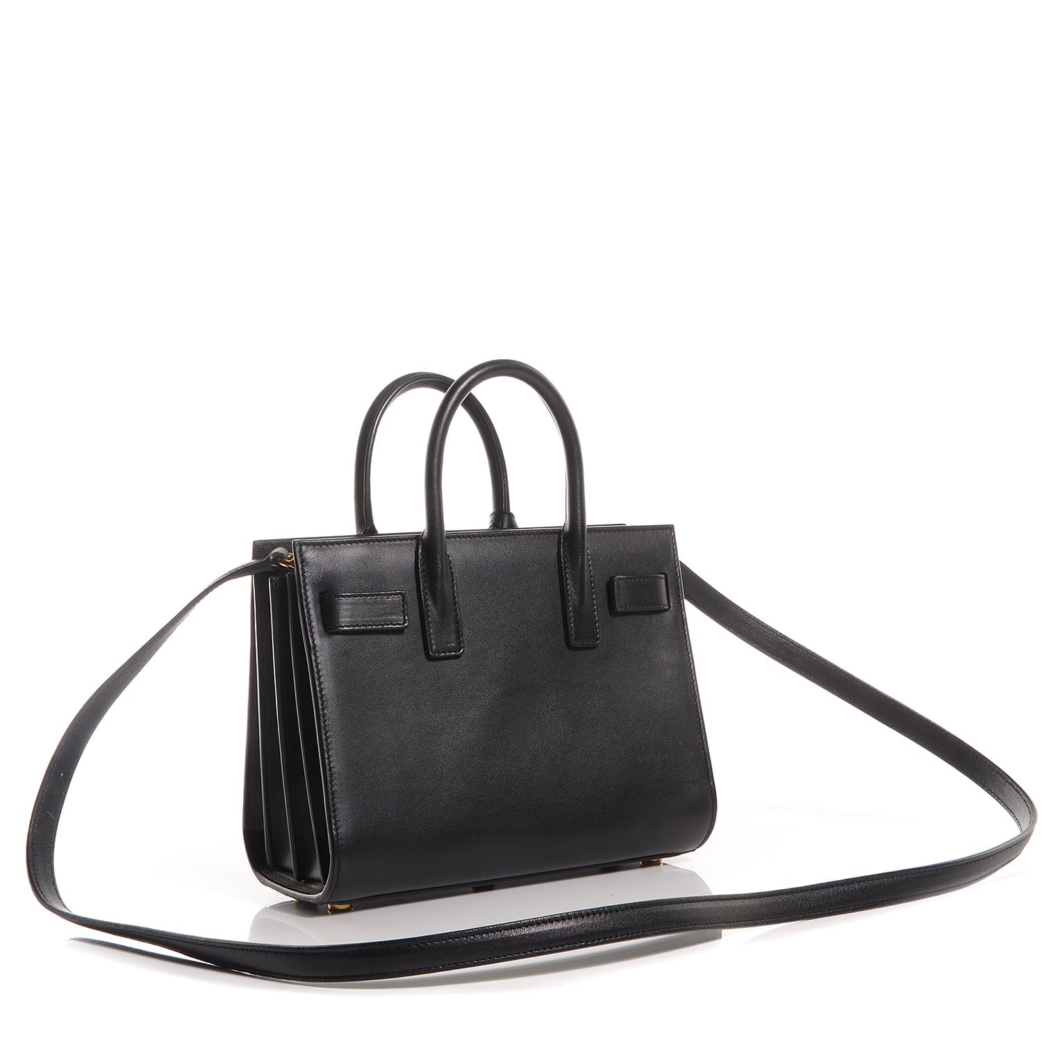 Saint Laurent Calfskin Nano Sac De Jour Black 3 of 7