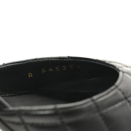 Chanel Lambskin Quilted Cap Toe Mary Jane Pumps 39.5 Black 9 of 10