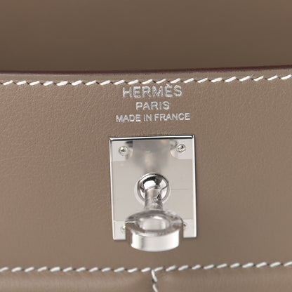 Hermes Swift Kelly Padded Sellier 25 Etoupe 6 of 12