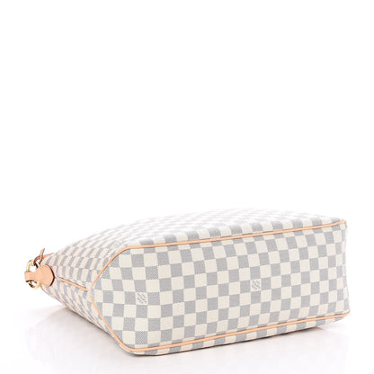 Louis Vuitton Damier Azur Delightful MM Rose Ballerine 4 of 7