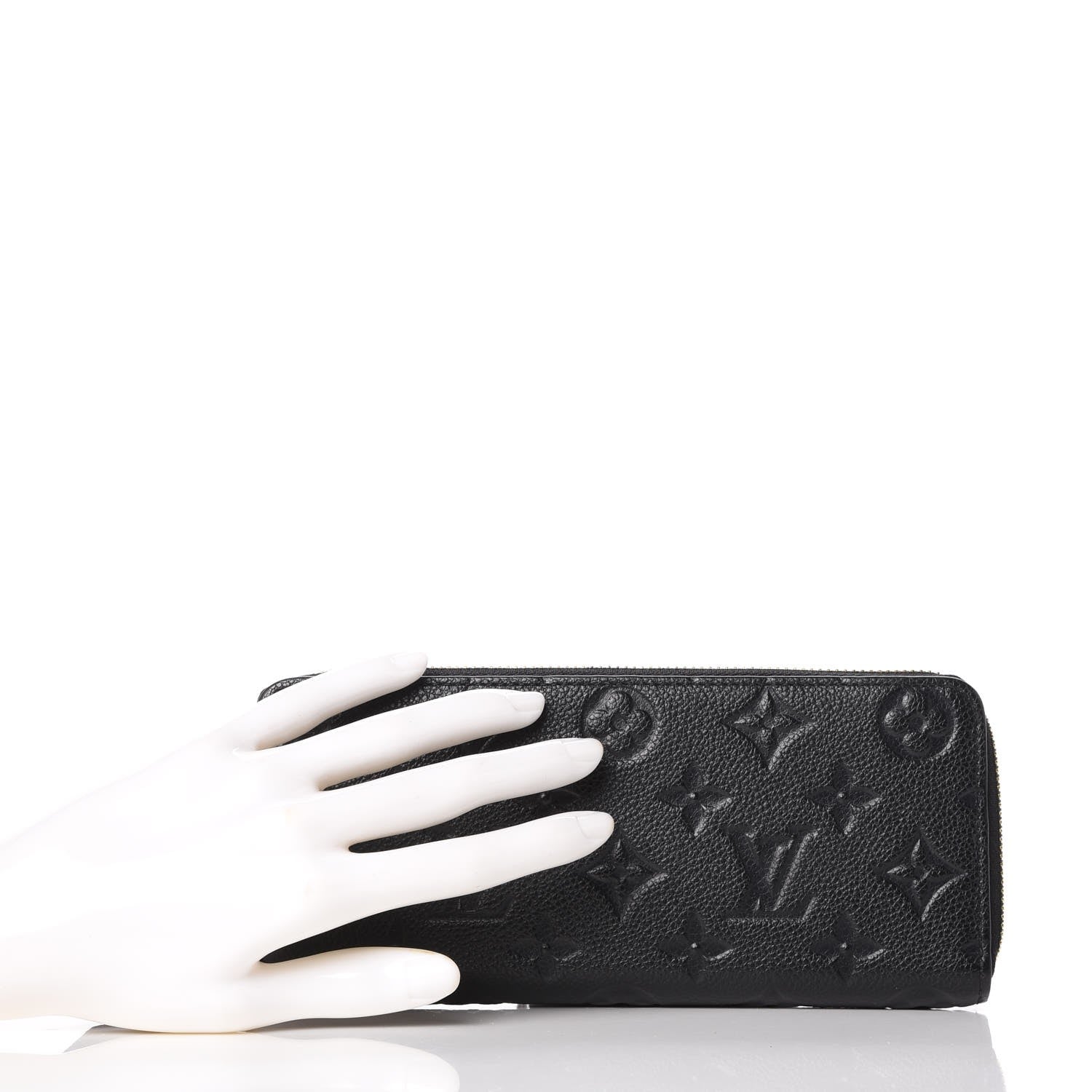 Louis Vuitton Empreinte Clemence Wallet Black 2 of 10