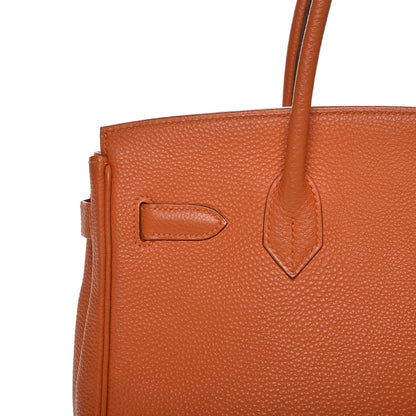 Hermes Togo Birkin 30 Orange 26 of 35