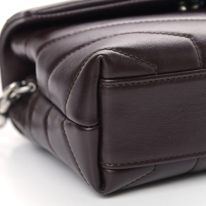 Saint Laurent Calfskin Y Quilted Monogram Toy Loulou Monogram Crossbody Bag Black Tulipe 8 of 9