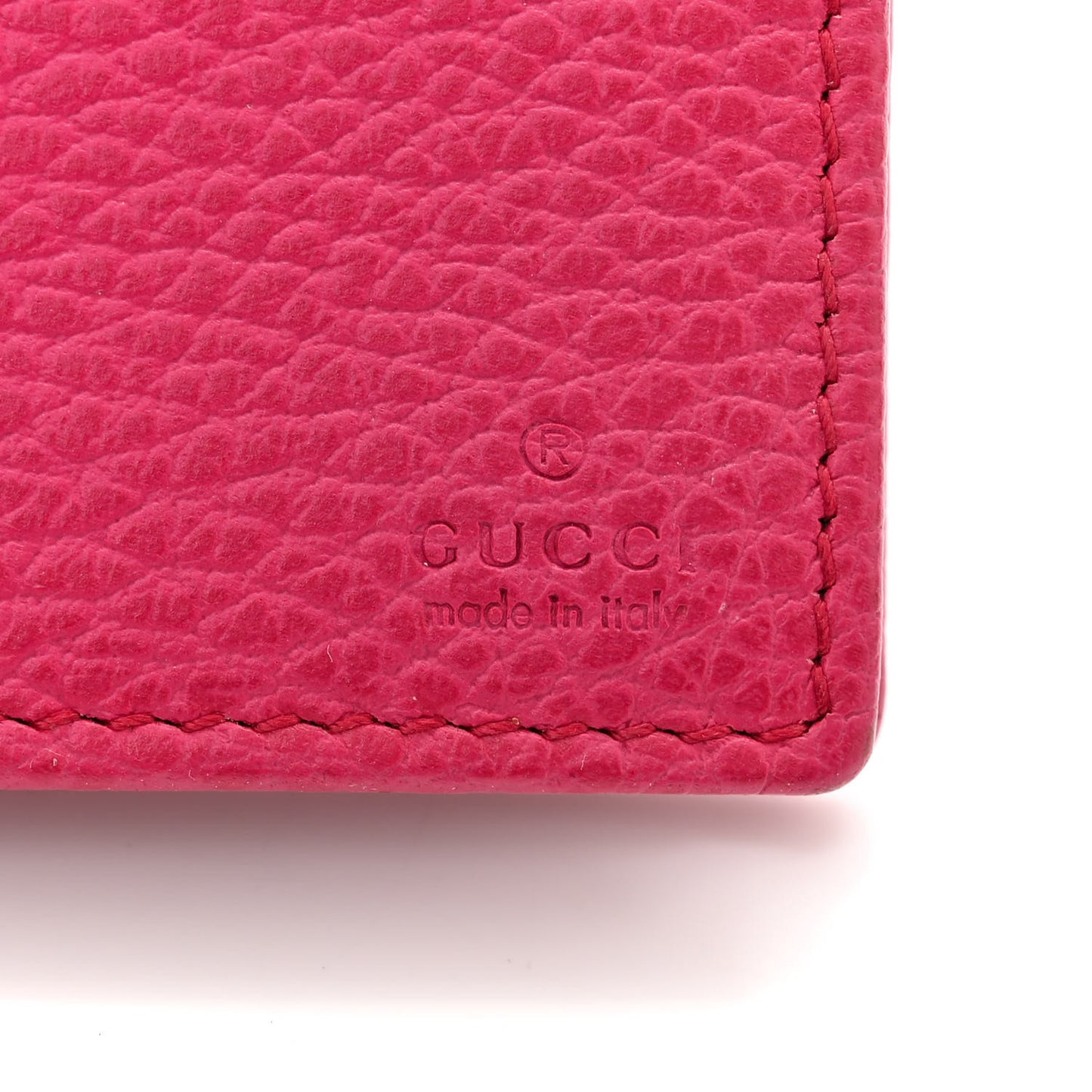 Dollar Calfskin Mini Swing Wallet Bag Blossom