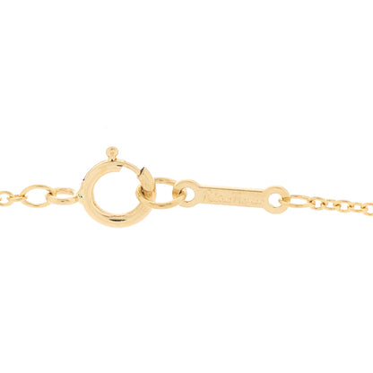 Tiffany 18K Yellow Gold Diamond Small Paloma Picasso Loving Heart Pendant Necklace 5 of 6