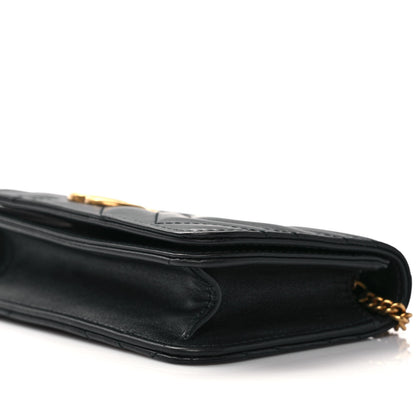 Gucci Calfskin Matelasse GG Marmont Mini Bag Black 8 of 9