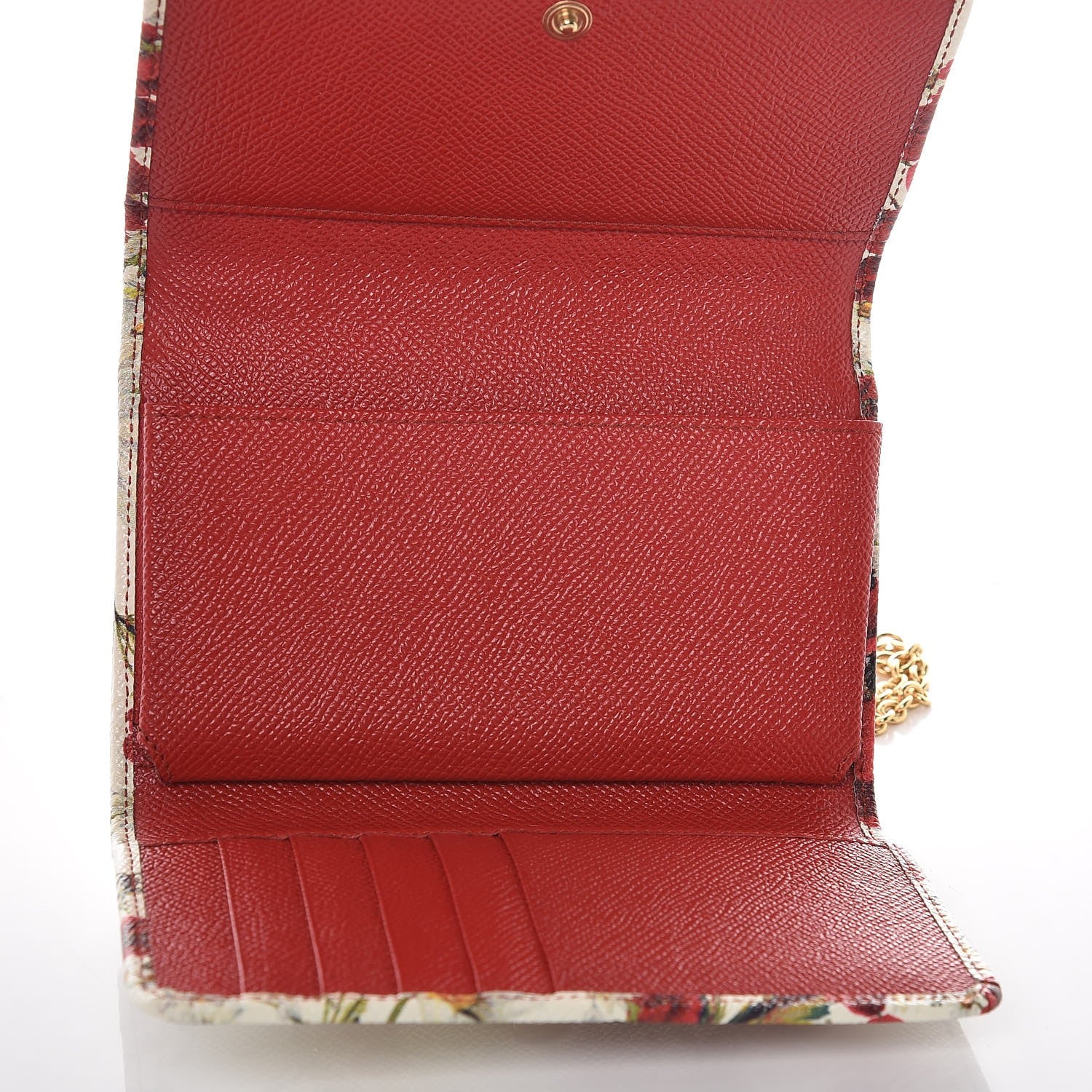 Dolce & Gabbana Dauphine Floral Print Mini Von Bag White 5 of 7
