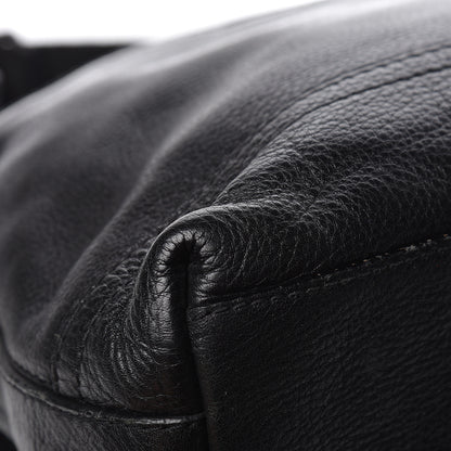 Burberry Grainy Calfskin Messenger Bag Black 20 of 21