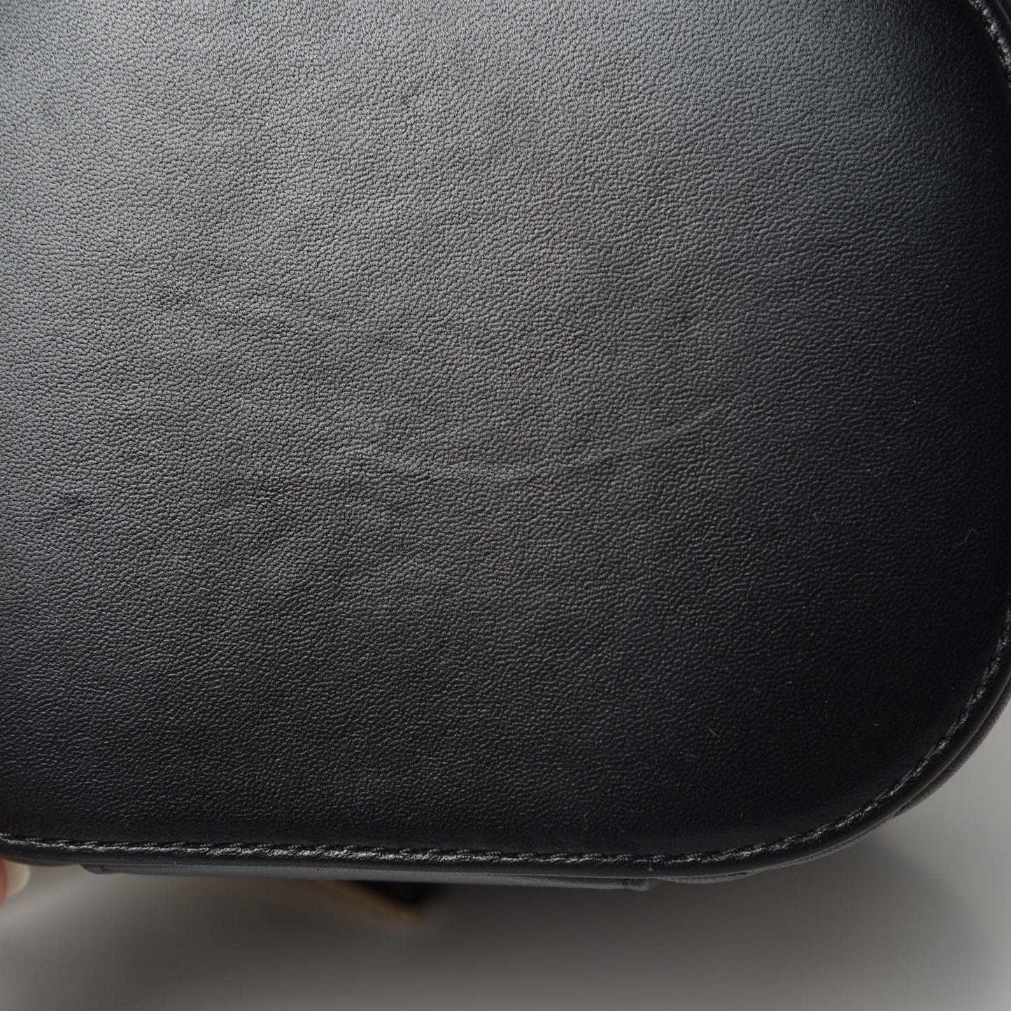 Lambskin Quilted Trendy Vanity Case Black