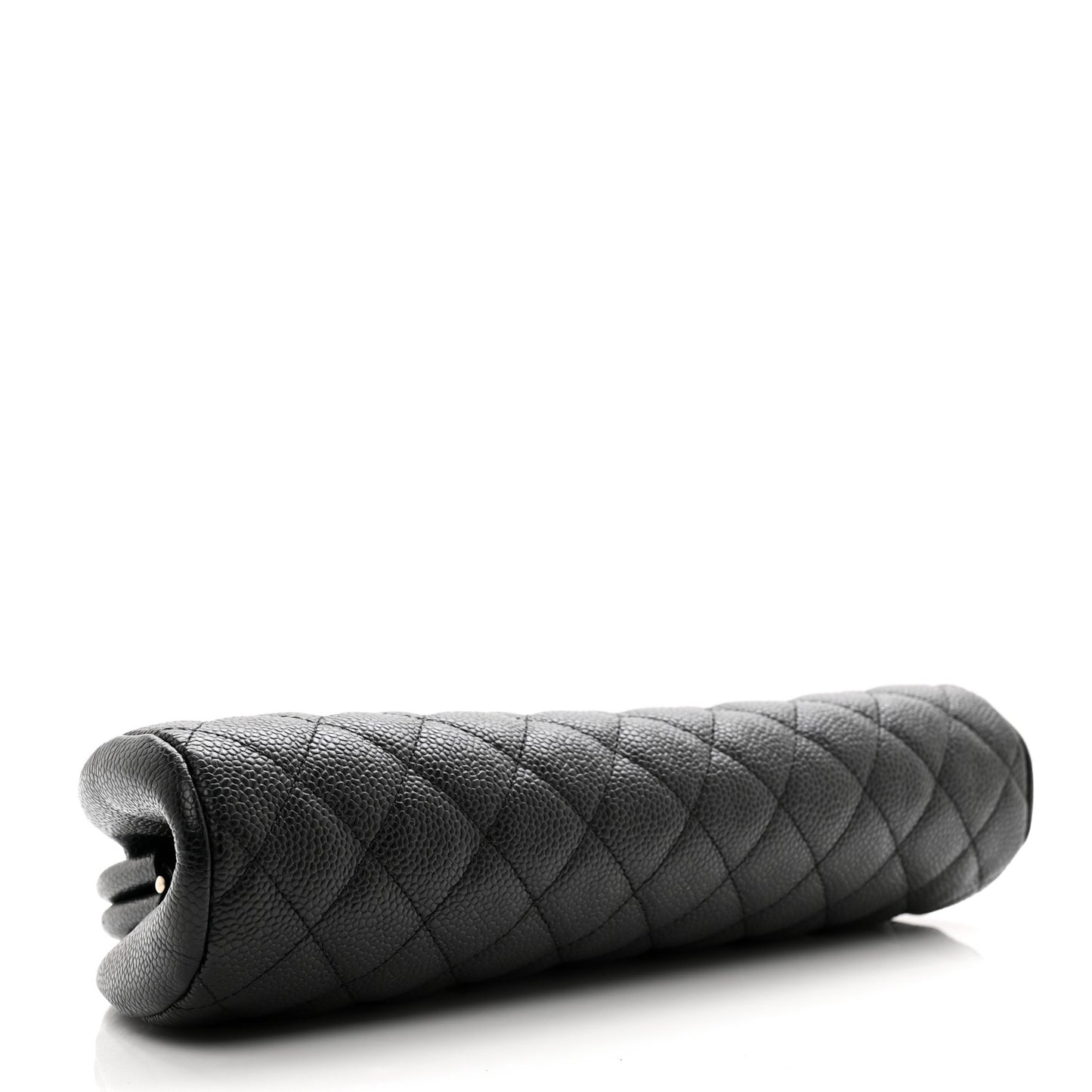 Caviar Quilted Timeless Clutch Black