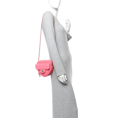Chanel Lambskin Quilted CC In Love Heart Bag Pink 2 of 11