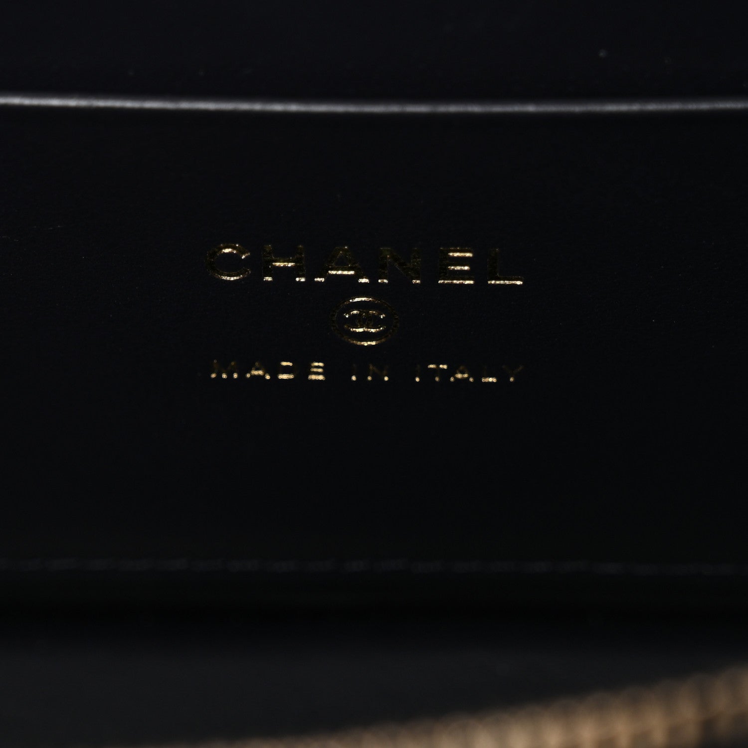 Chanel Denim Quilted Top Handle Slim Vanity Case With Chain Dark Blue 6 of 10