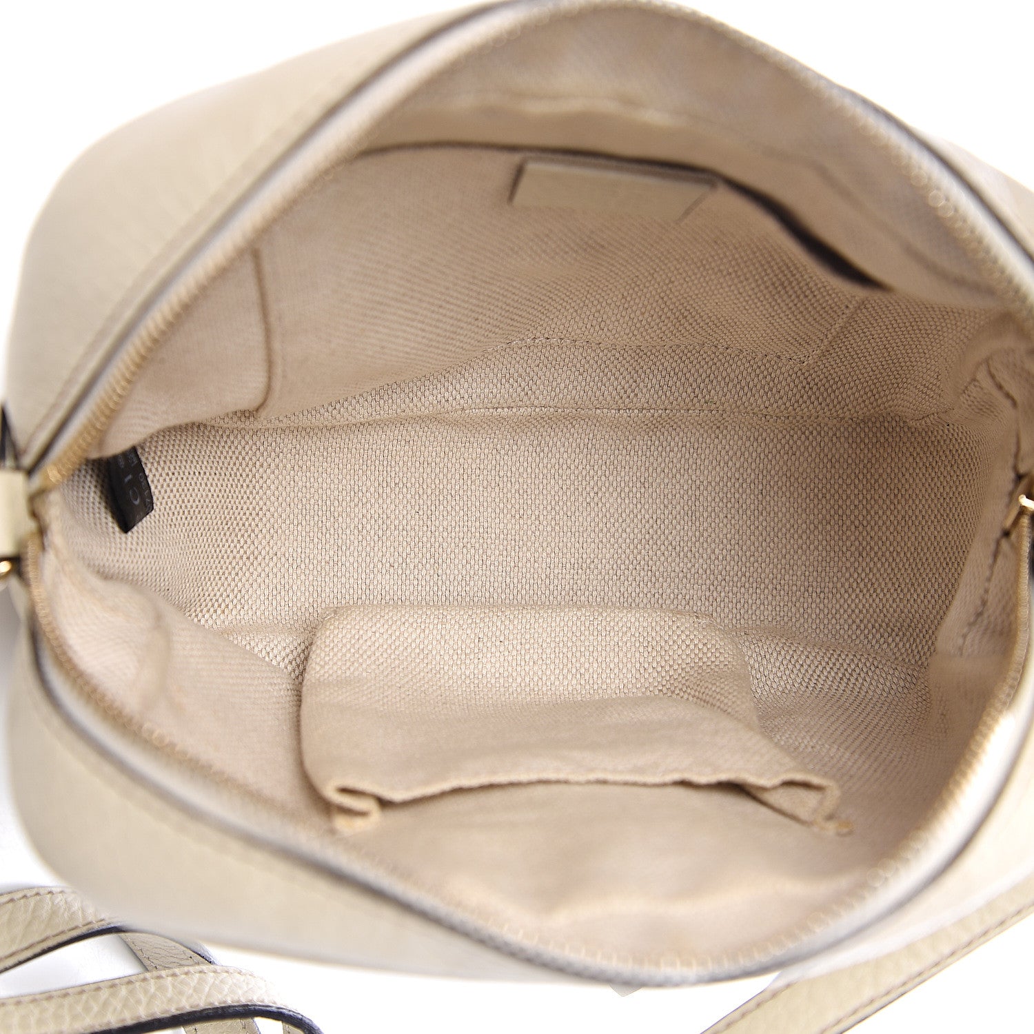 Gucci Pebbled Calfskin Small Soho Disco Bag Off White 4 of 12