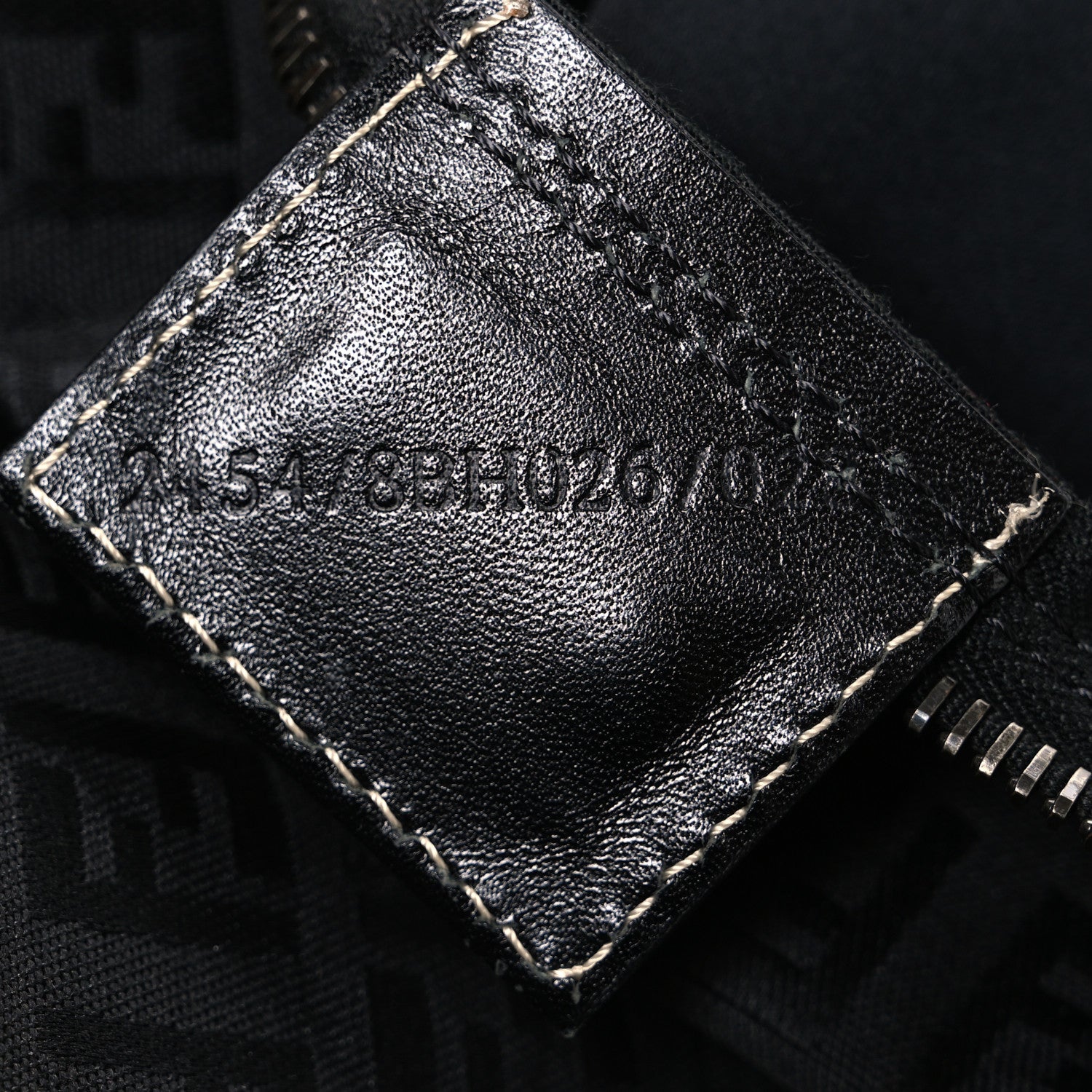 Fendi Zucca Tote Black 6 of 9