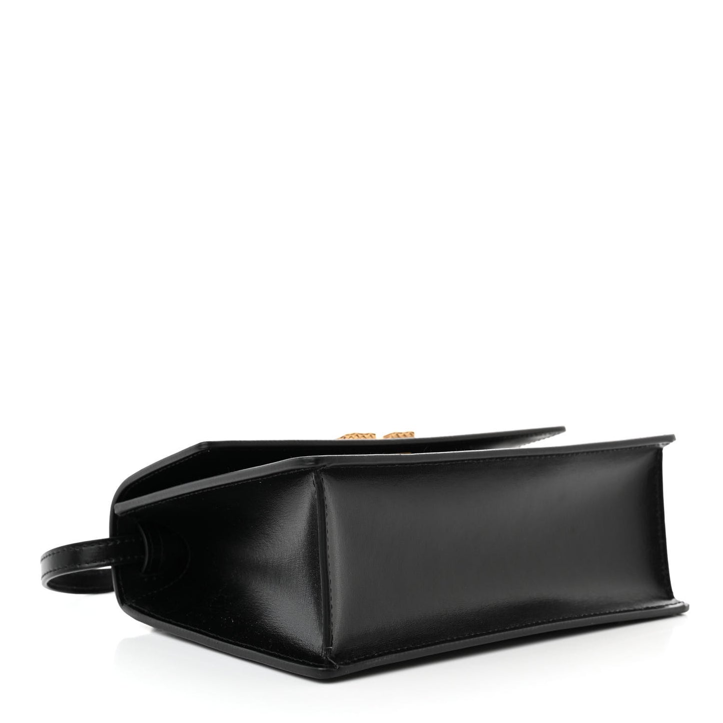Calfskin Jitney 1.4 Top Handle Bag Black