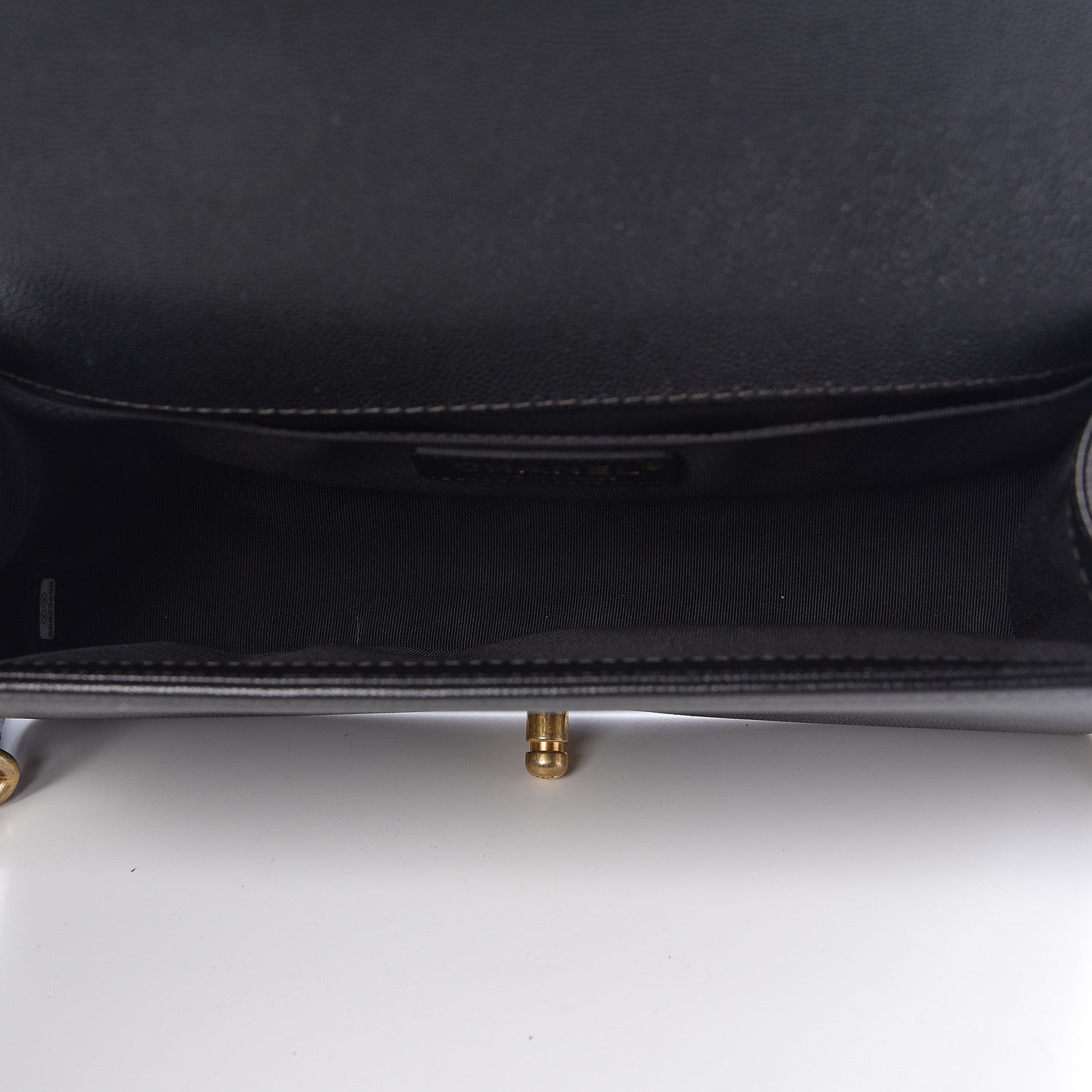 Chanel Caviar Quilted Medium Boy Flap Black 8 of 11