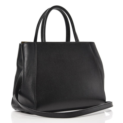 Fendi Vitello Elite Petite 2Jours Tote Black 3 of 8