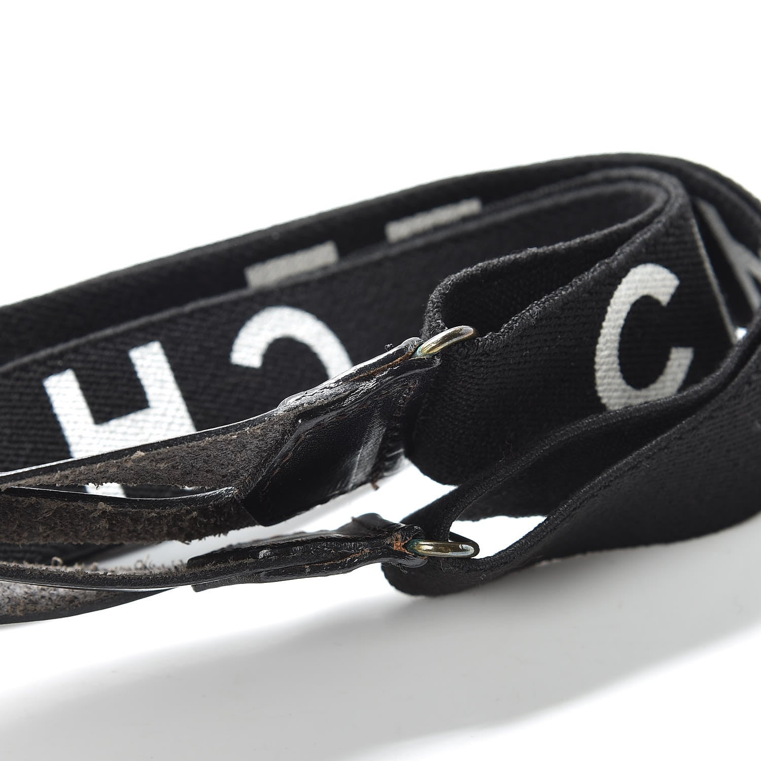 Chanel Logo Suspenders Black White 8 of 8