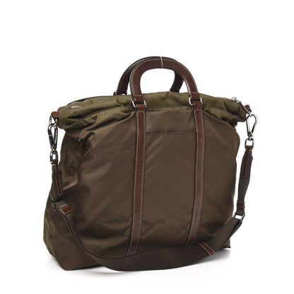 Prada Tessuto Nylon Viaggio Travel Bag Bruciato 4 of 12