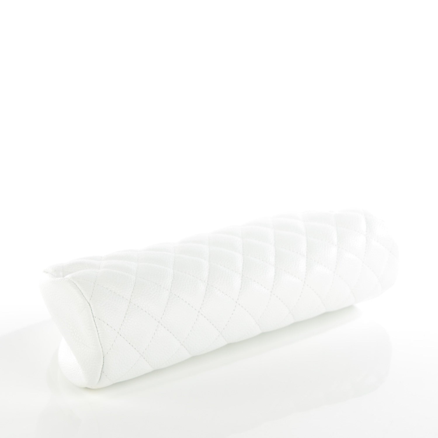 Chanel Caviar Quilted Timeless Clutch White 4 of 7