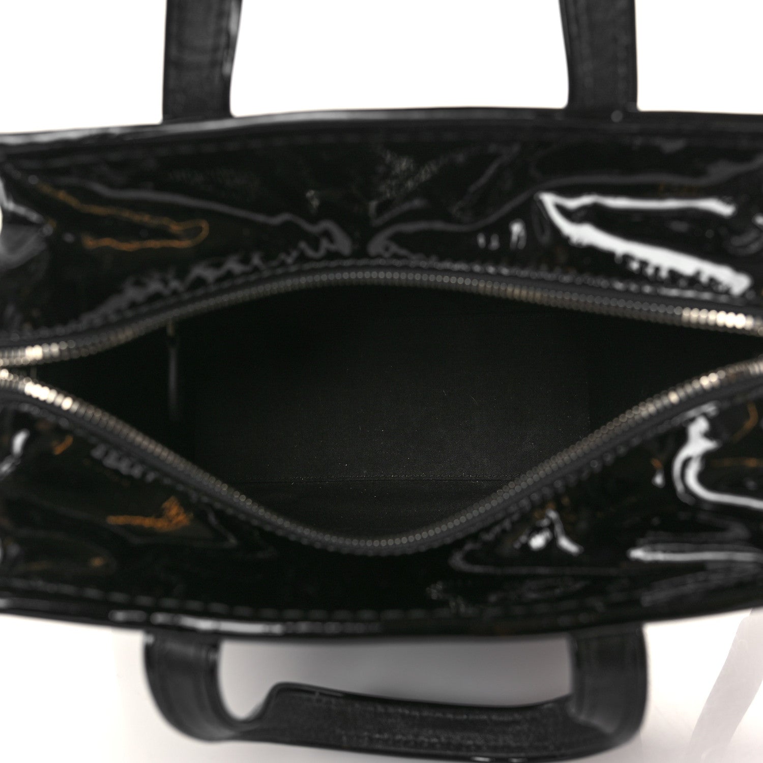 Balenciaga Patent XS Bazar Shopper Tote Black 5 of 10