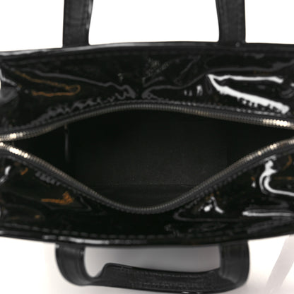Balenciaga Patent XS Bazar Shopper Tote Black 5 of 10