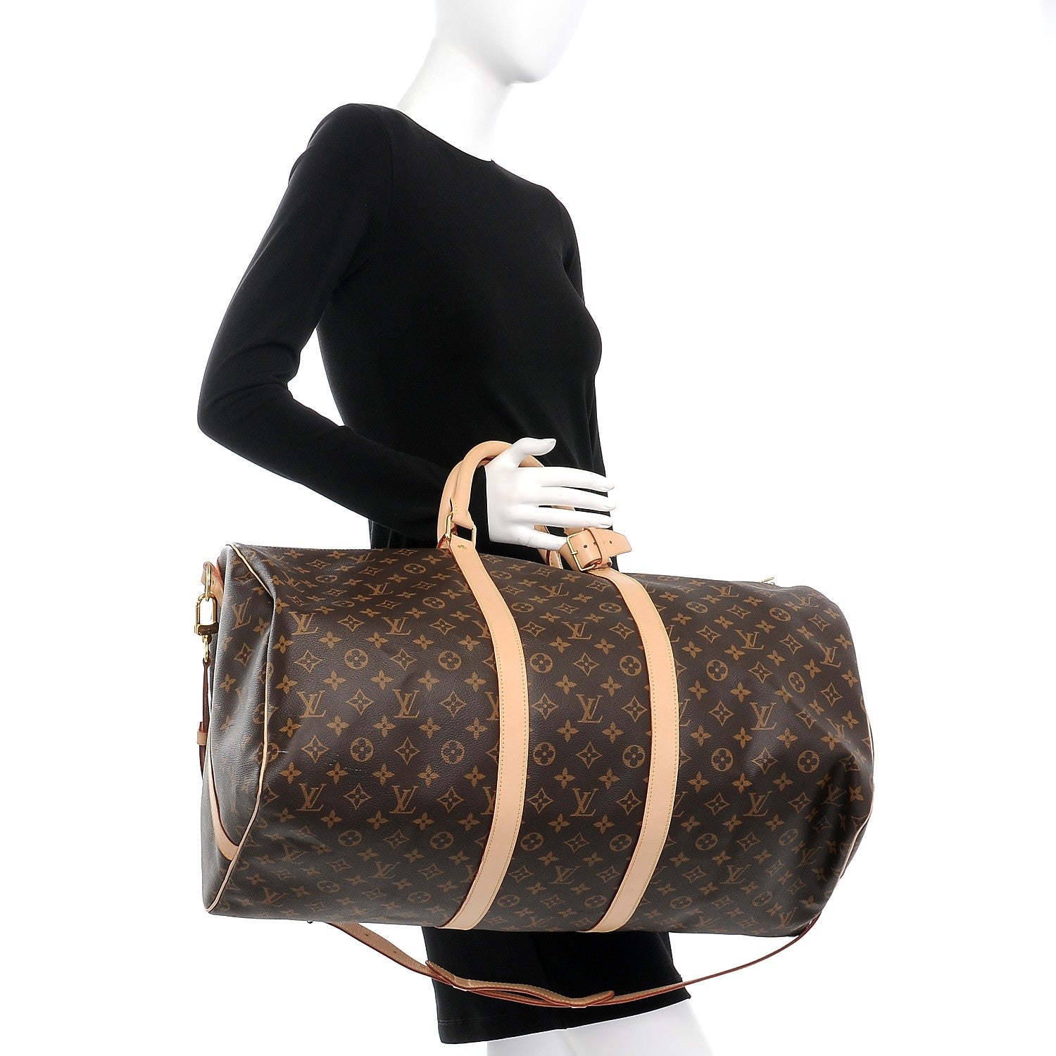 Louis Vuitton Monogram Keepall Bandouliere 55 2 of 13