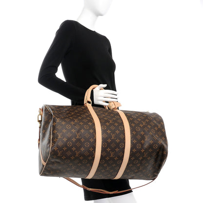 Louis Vuitton Monogram Keepall Bandouliere 55 2 of 13