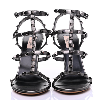 Valentino Garavani Metallic Nappa Rockstud Gladiator 105mm Sandals 40 Rutenio 2 of 8