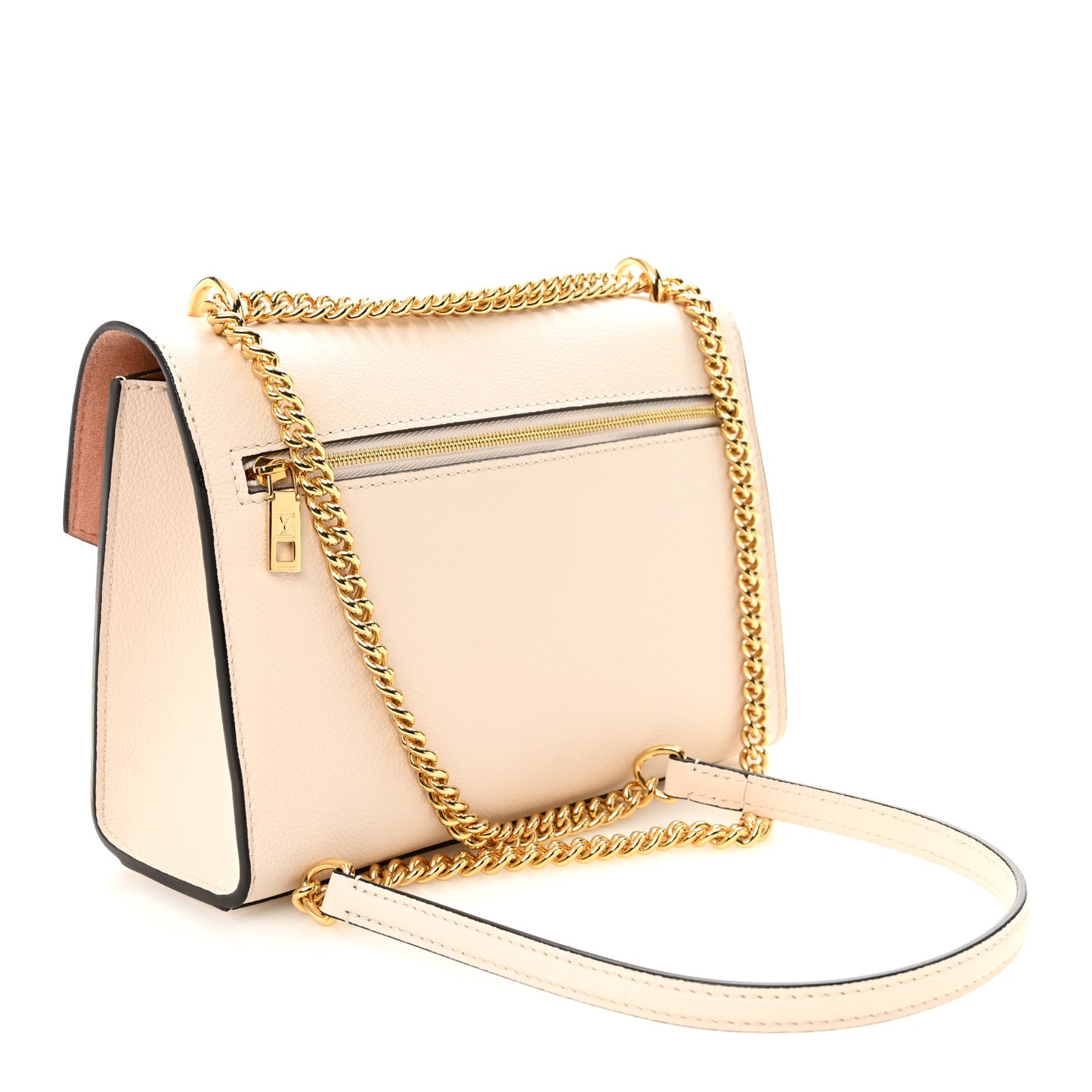Soft Calfskin Mylockme Chain Bag BB Rose Trianon Quartz