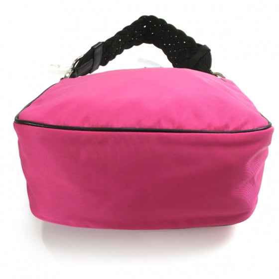 Tessuto Braided Handbag Pink