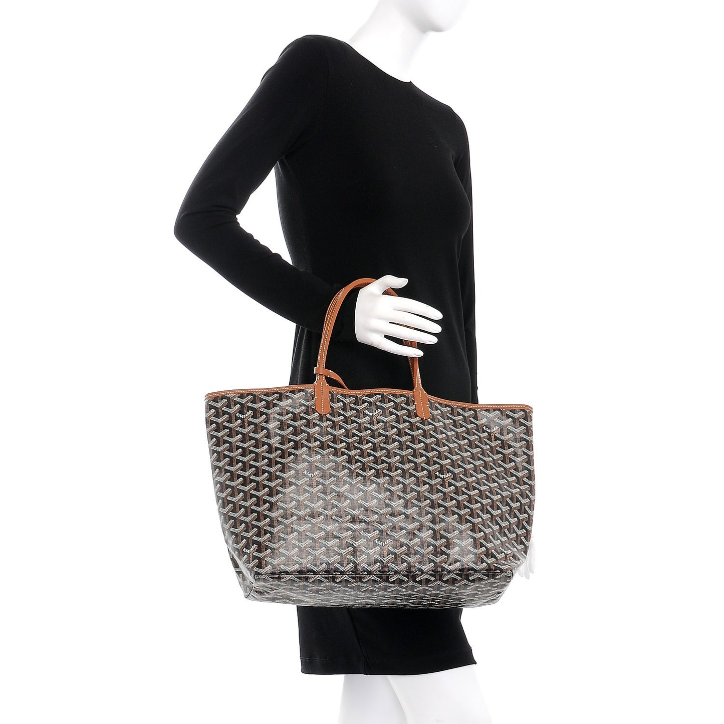 Goyardine Saint Louis PM Black Gold